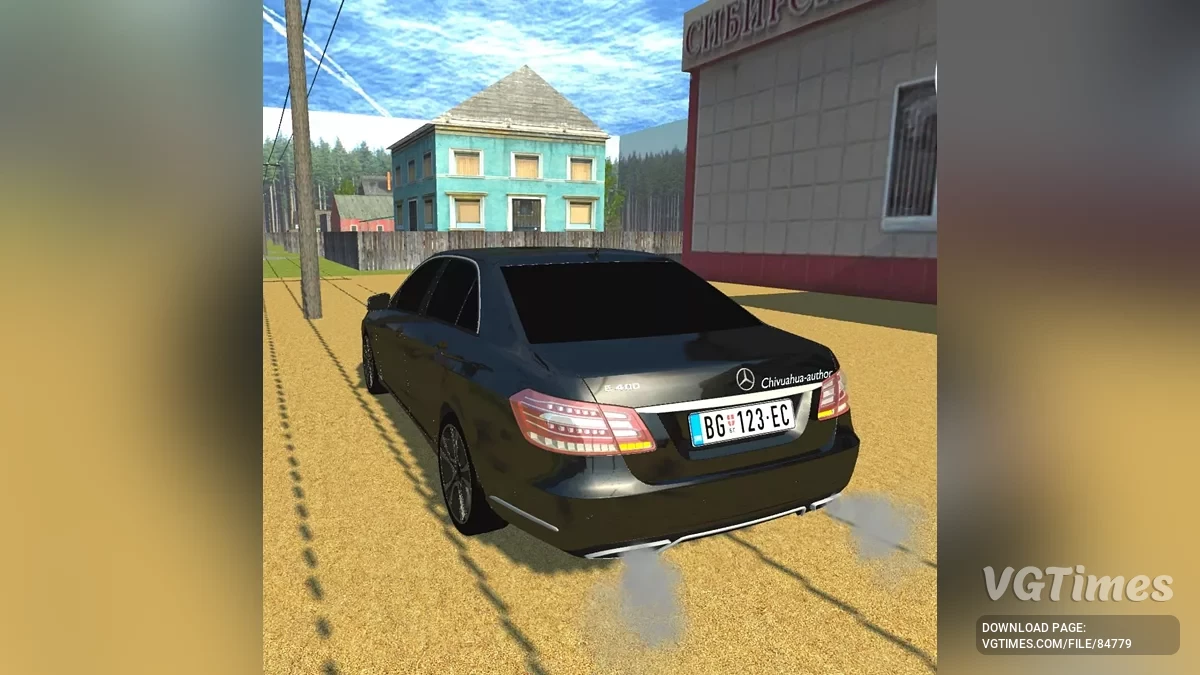 Simple Car Crash Physics Sim — Mercedes E400 W212
