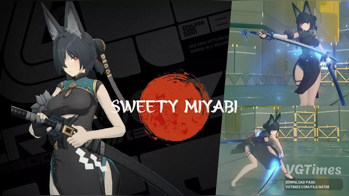 Zenless Zone Zero — Miyabi con vestido Sweetie