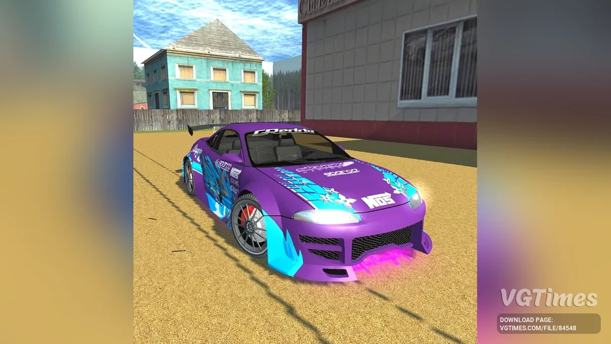 Simple Car Crash Physics Sim — Mitsubishi Eclipse 2G NFS subterráneo