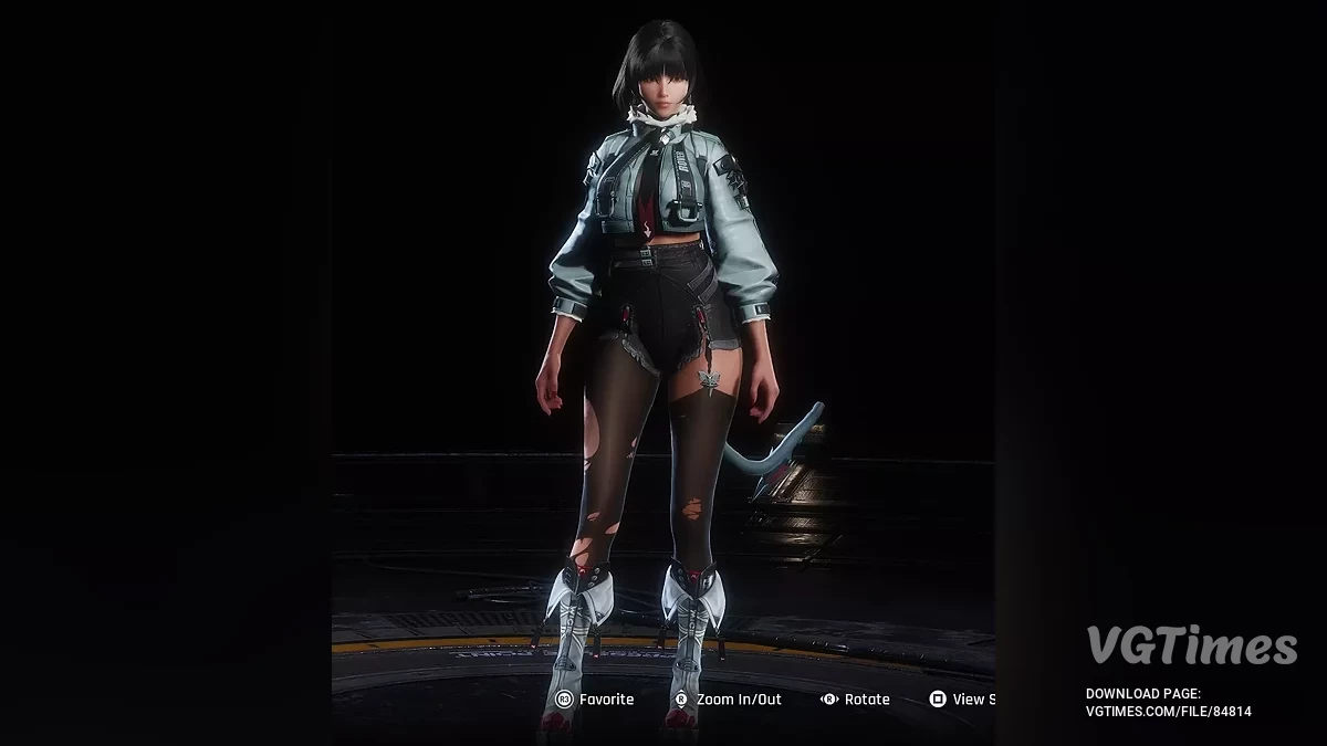 Stellar Blade — La ropa y el peinado de Jane Doe