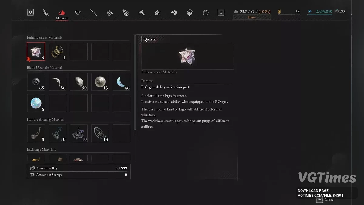 Lies of P: Overture — Zakończona główna gra na poziomie 85