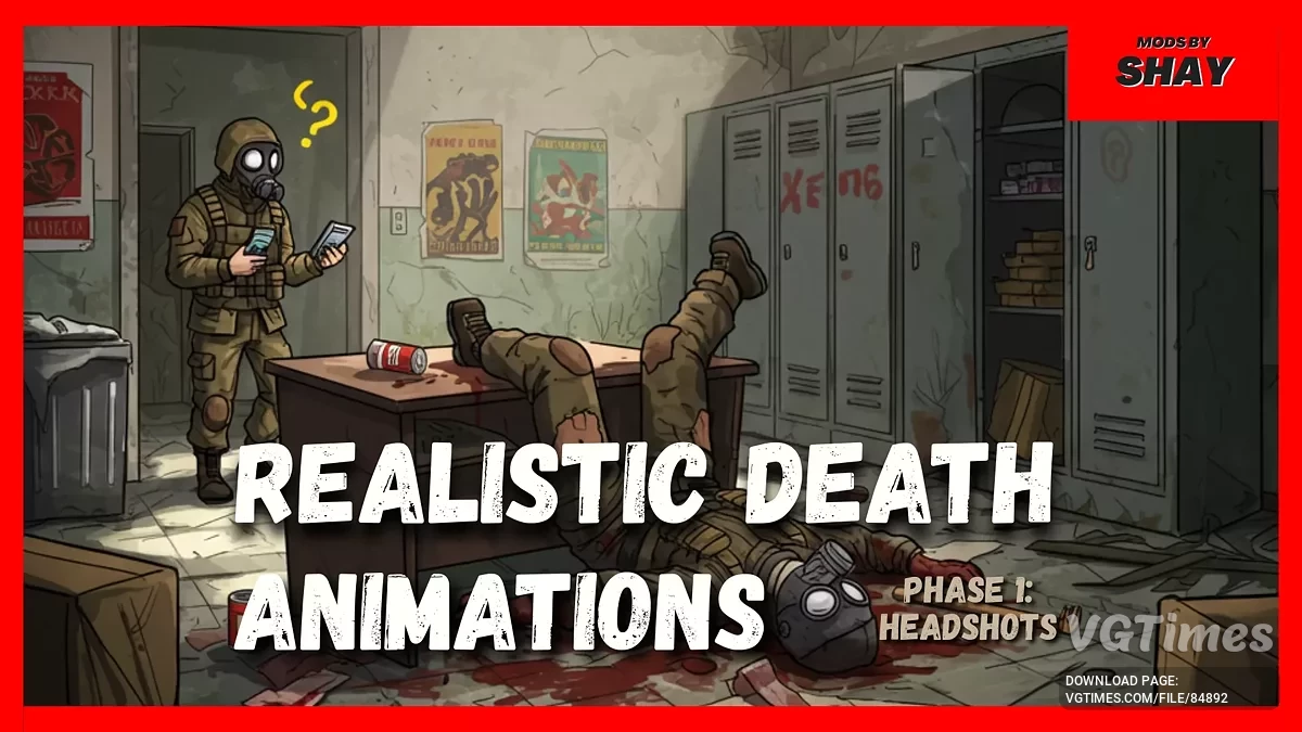 S.T.A.L.K.E.R. 2: Heart of Chornobyl — Animación de muerte realista