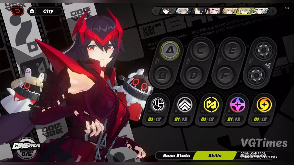 Zenless Zone Zero — Rina - A Bruxa Escarlate