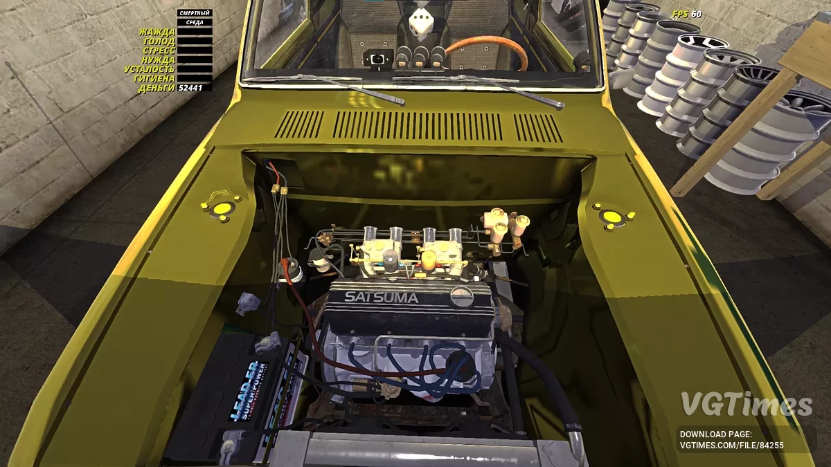 My Summer Car — Satsuma в ралійно-гоночній збірці з GT деталями, сюжет не чіпали