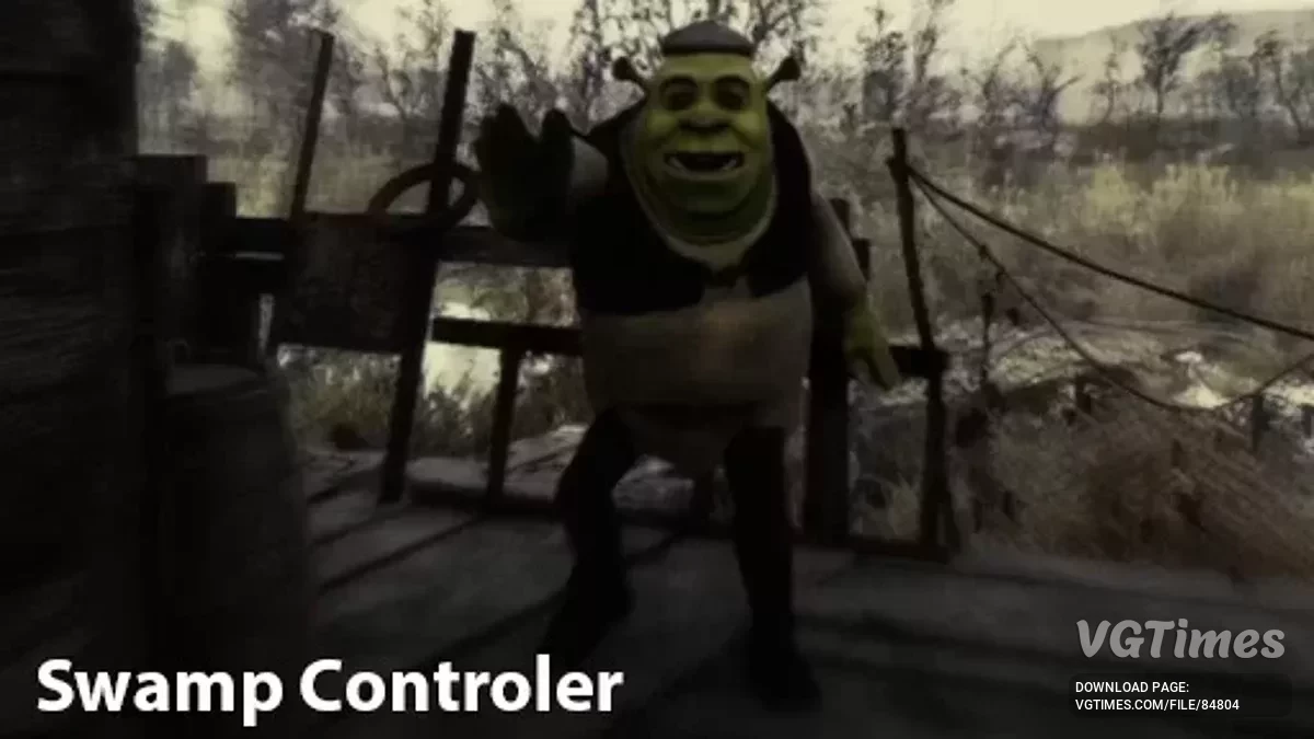 S.T.A.L.K.E.R. 2: Heart of Chornobyl — Shrek en lugar del controlador