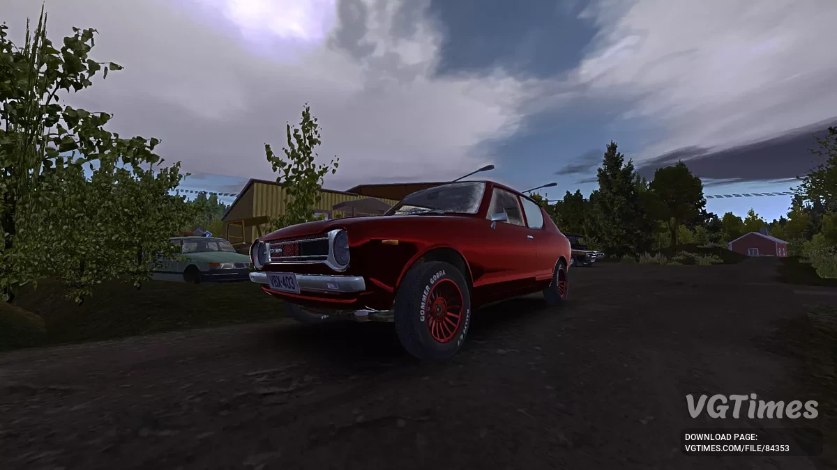 My Summer Car — Czerwona Satsuma, tuning i numery są dostępne
