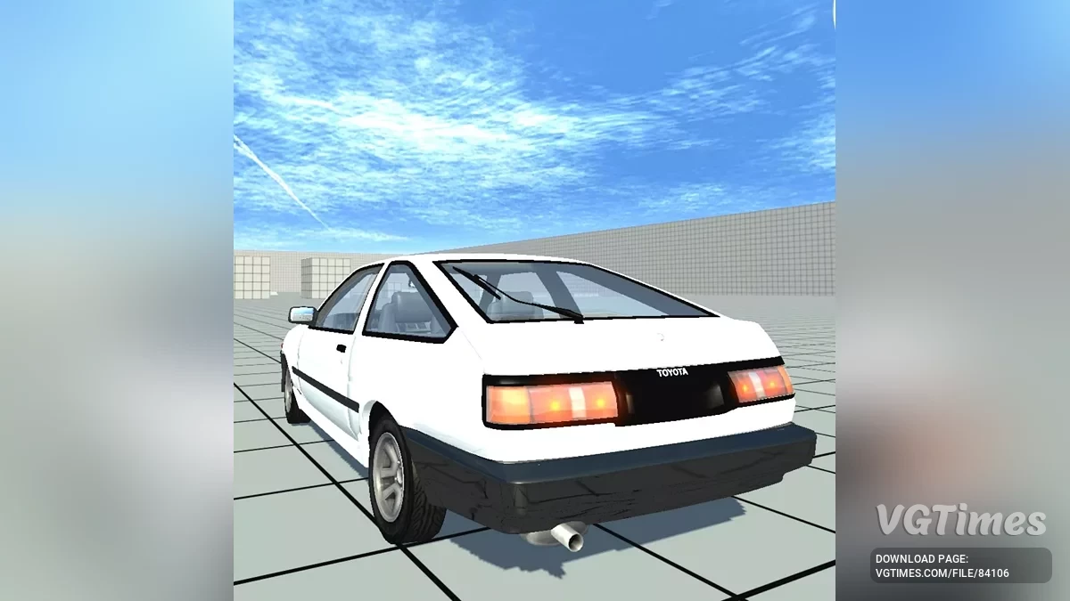 Not Simple Car Crash — Toyota Corolla GT-S (AE86)