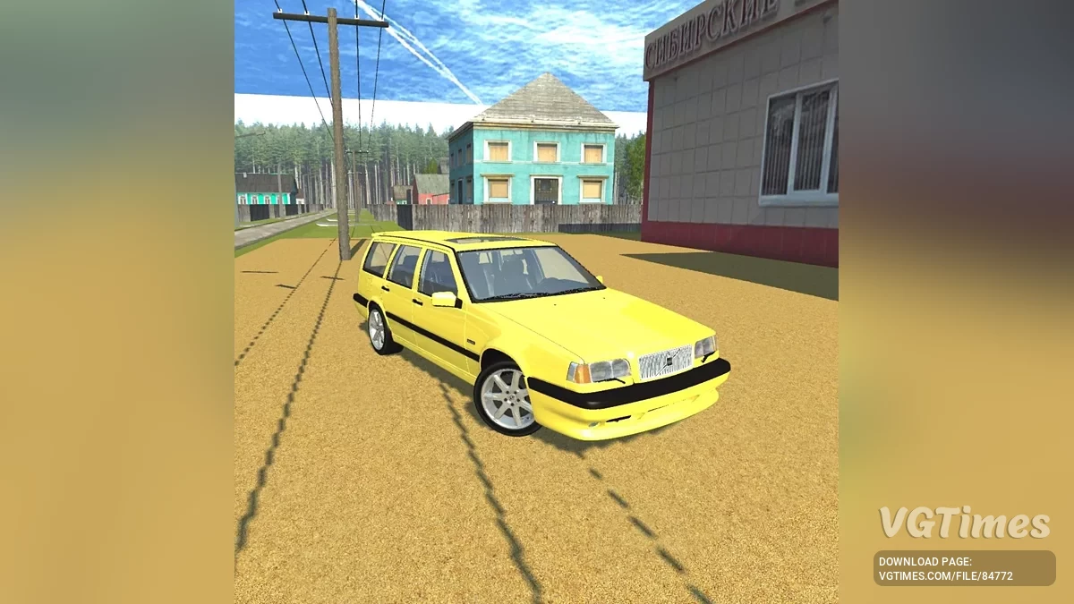 Simple Car Crash Physics Sim — Volvo 850R familiar