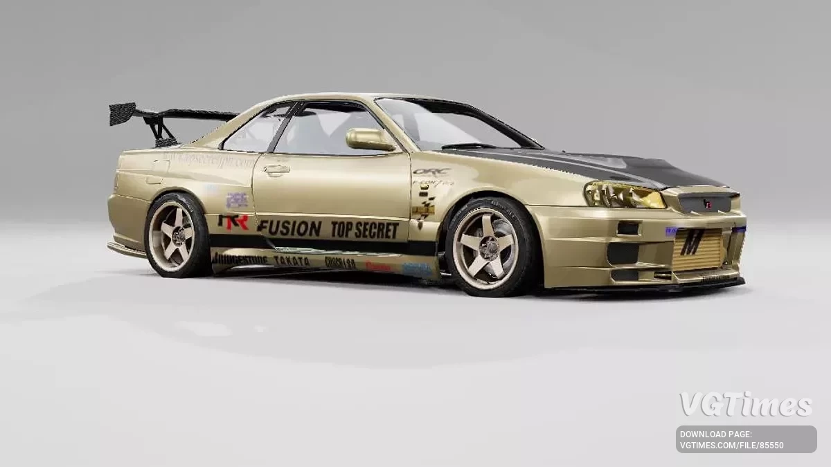 BeamNG.drive — 1998 Nissan Skyline R34 v1.1 (0.36.x)
