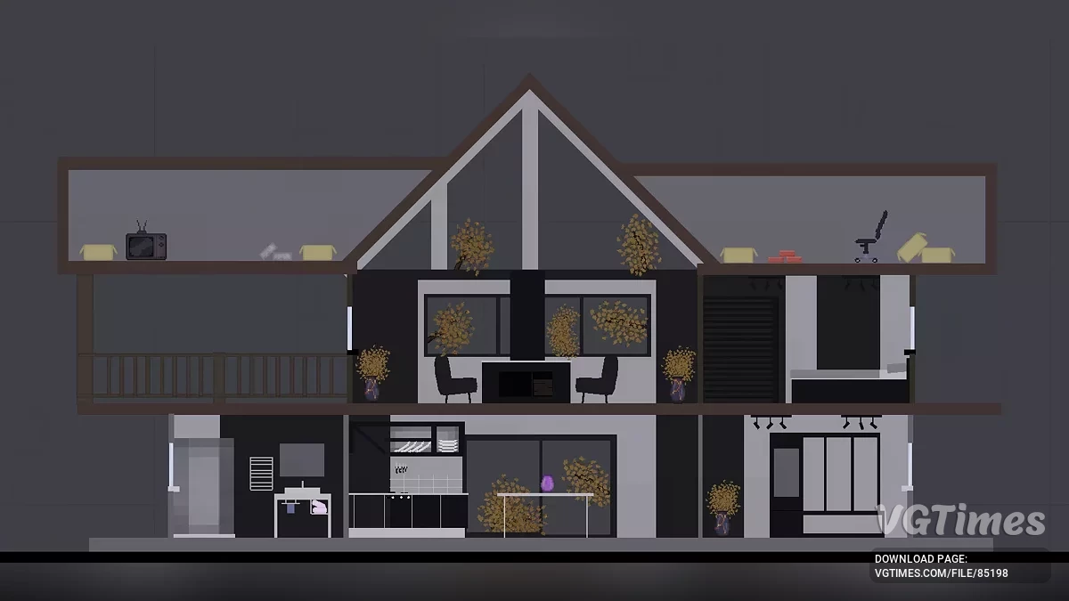 People Playground — Двоповерховий будинок з кам'яними стінами [1.27.5+]