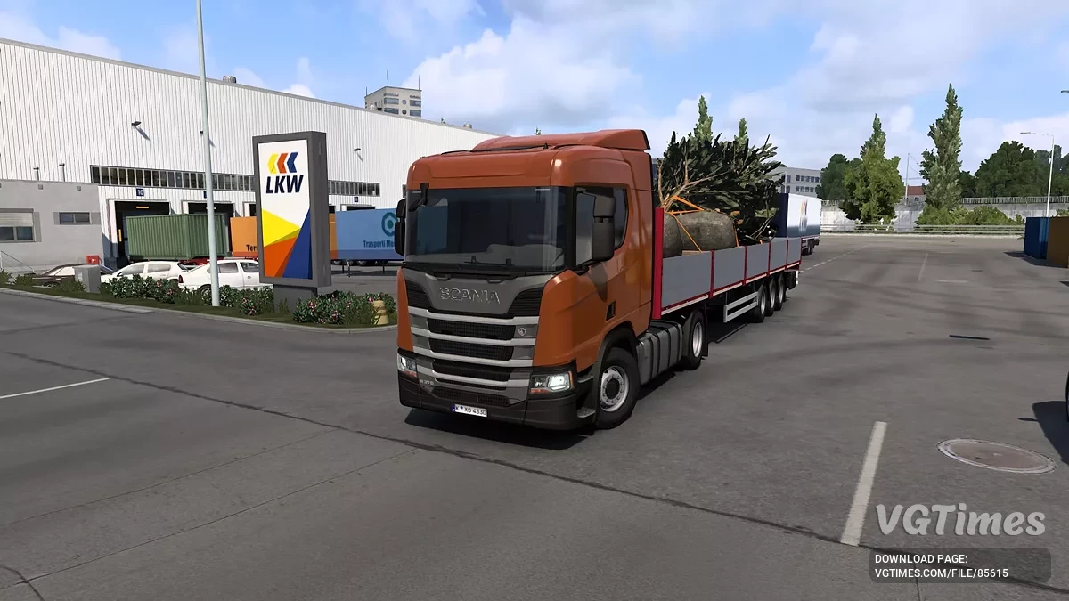 Euro Truck Simulator 2 — Início do jogo, muito dinheiro, nível 150, todos os DLC [Build 19189161]