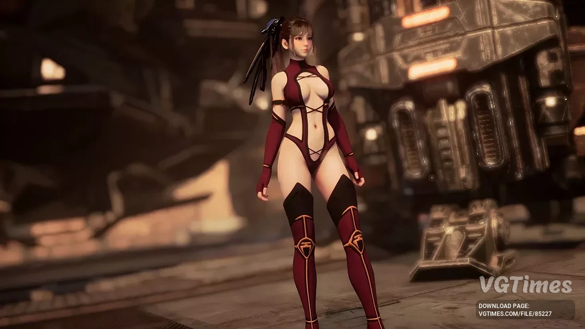 Eva con el disfraz de Mileena MK9