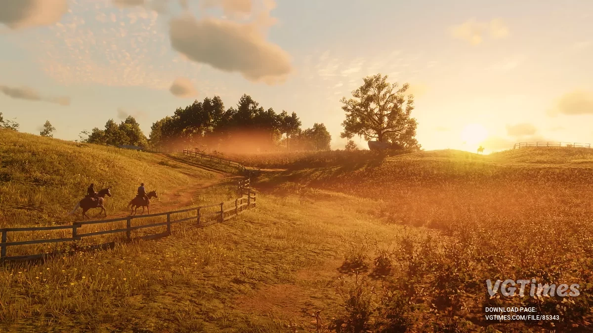 Red Dead Redemption 2 — Final del segundo capítulo. Las misiones se completan a cambio de oro. Todo lo posible está abierto.