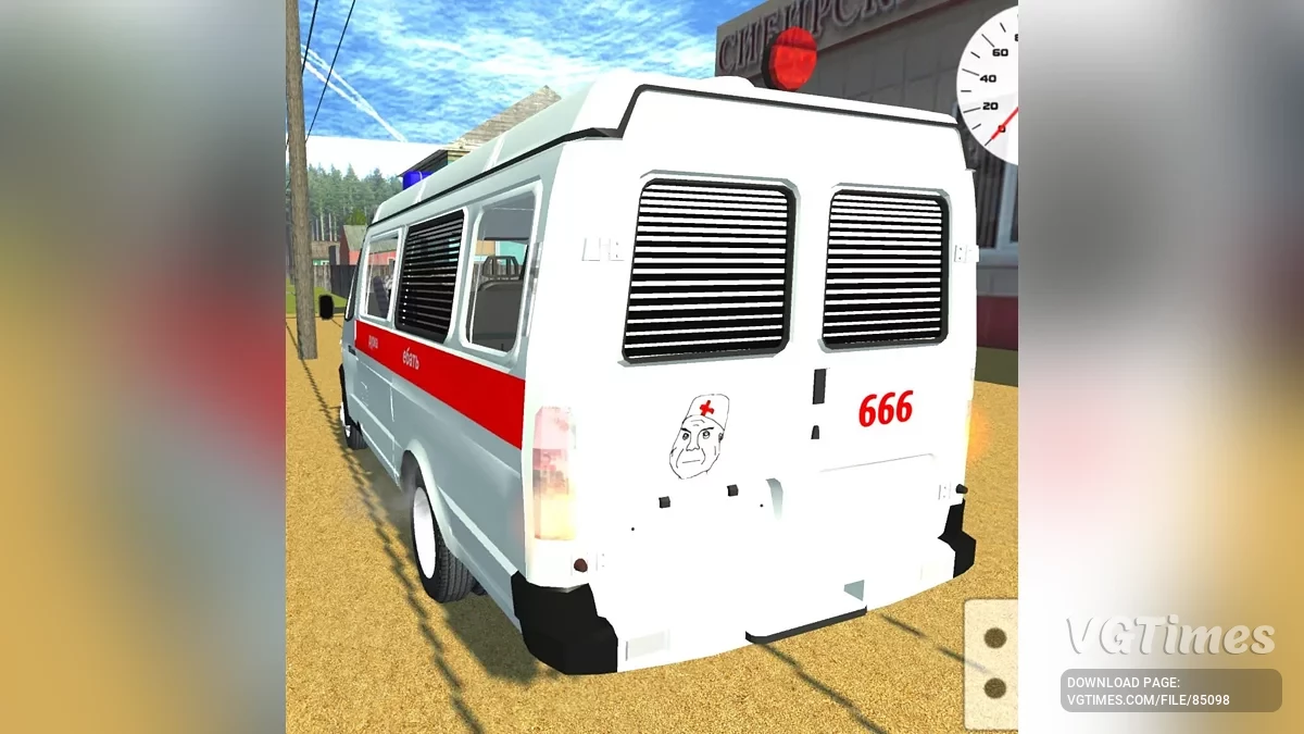 Simple Car Crash Physics Sim — Швидка допомога Газель
