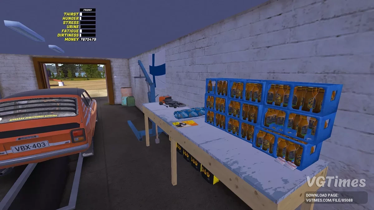 My Summer Car — GT Satsuma, Гифу, Фургон, Руско та трактор вдома