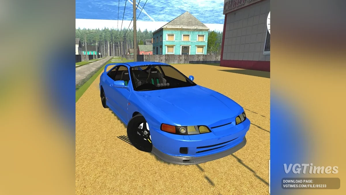 Simple Car Crash Physics Sim — Honda Integra Tipo RDc2