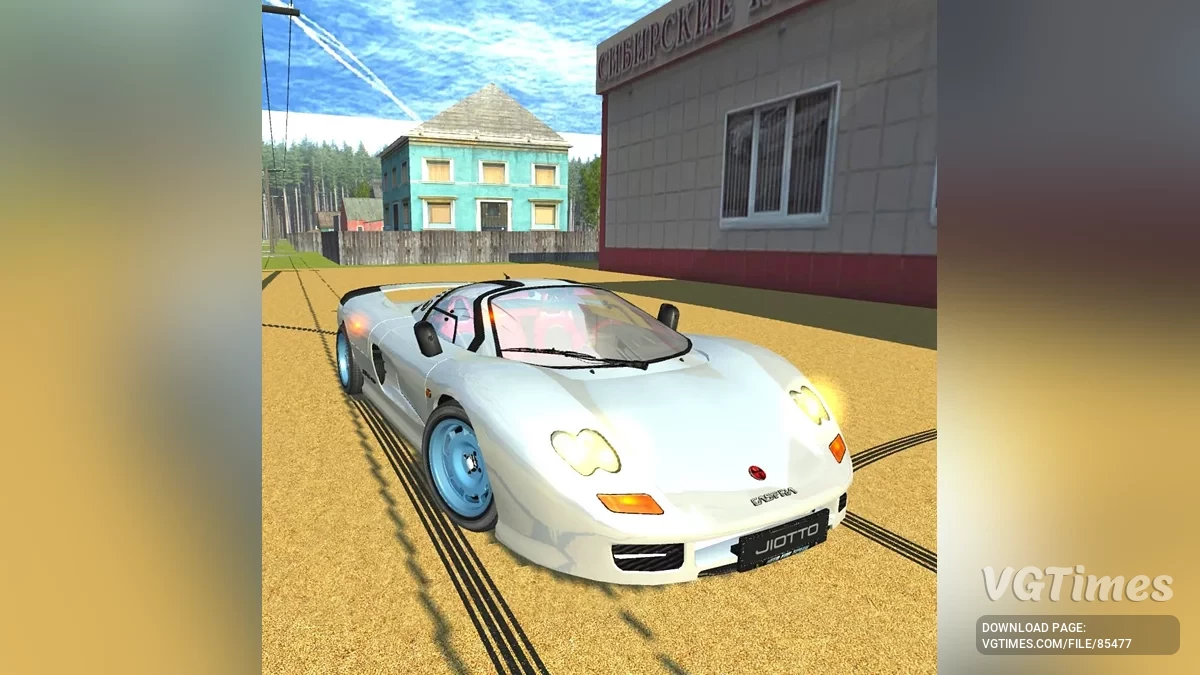 Simple Car Crash Physics Sim — Coche de carretera de Fórmula 1 Jiotto Caspita