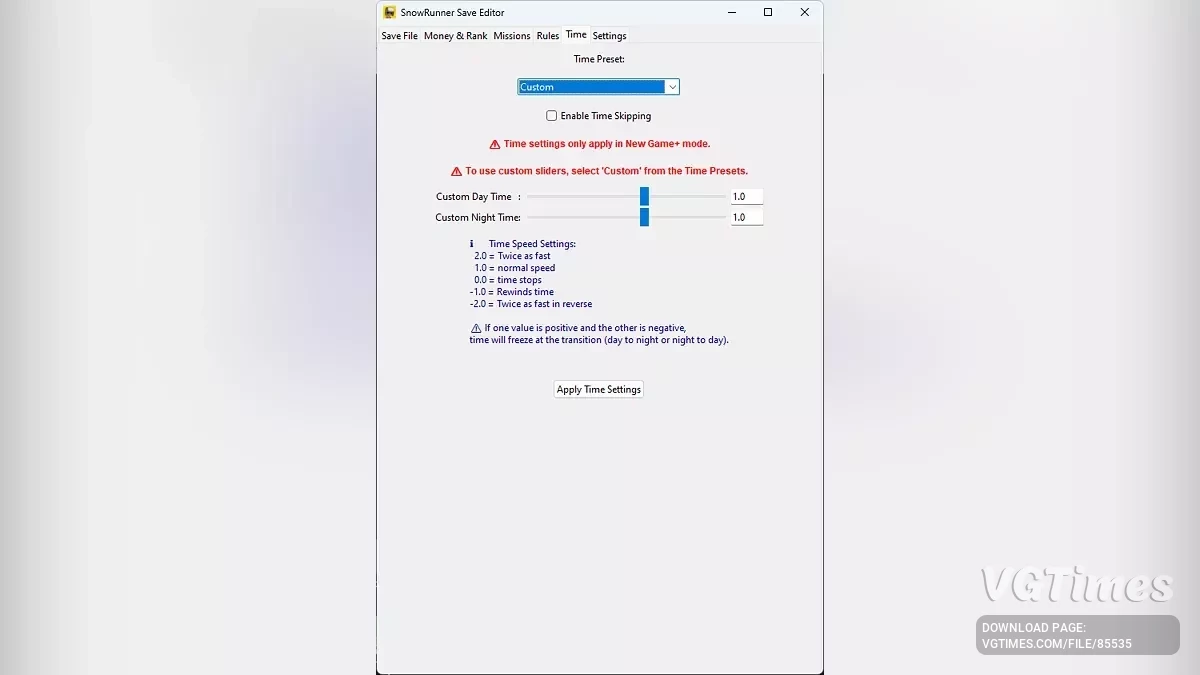 SnowRunner — Editor Penyimpanan [64]
