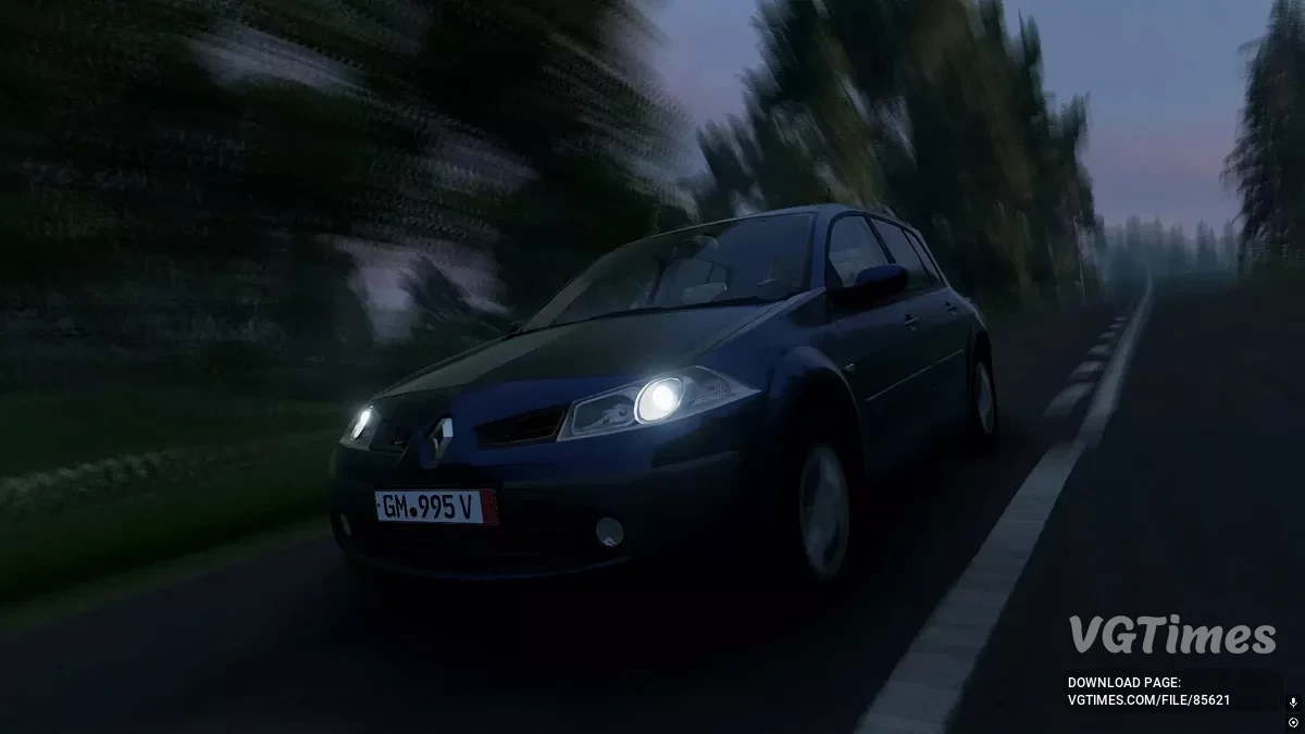 BeamNG.drive — Renault Mégane 2005-2008 v1.0 (0.36.x)