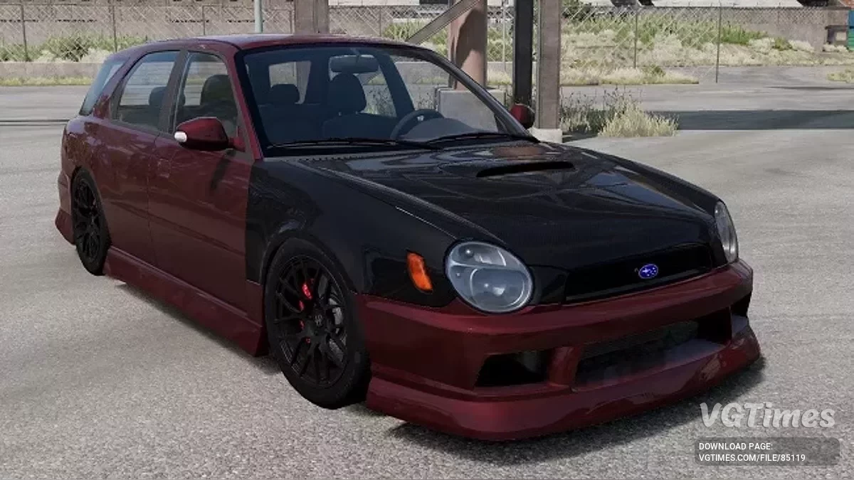 BeamNG.drive — Intercambio de caras del Bugeye del WRX Sunburst
