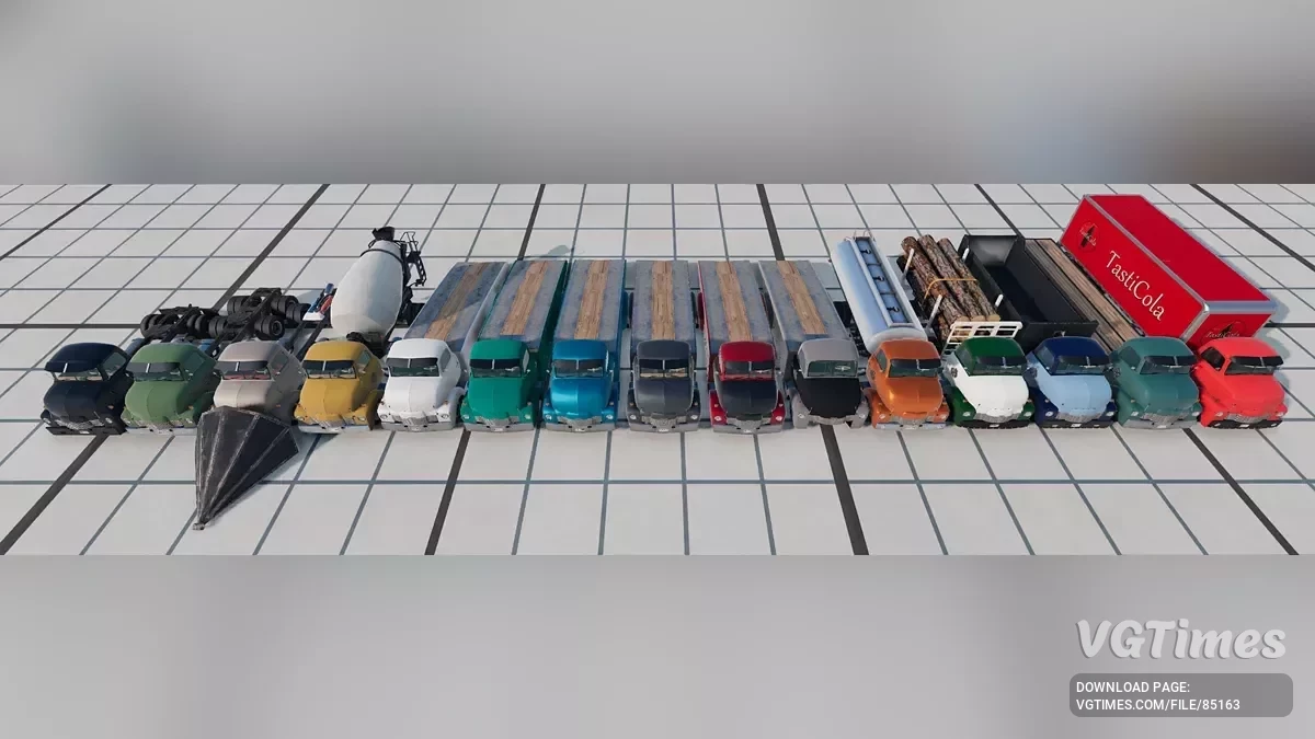BeamNG.drive — Camión de rampa vintage serie T v0.62 (0.36.x)