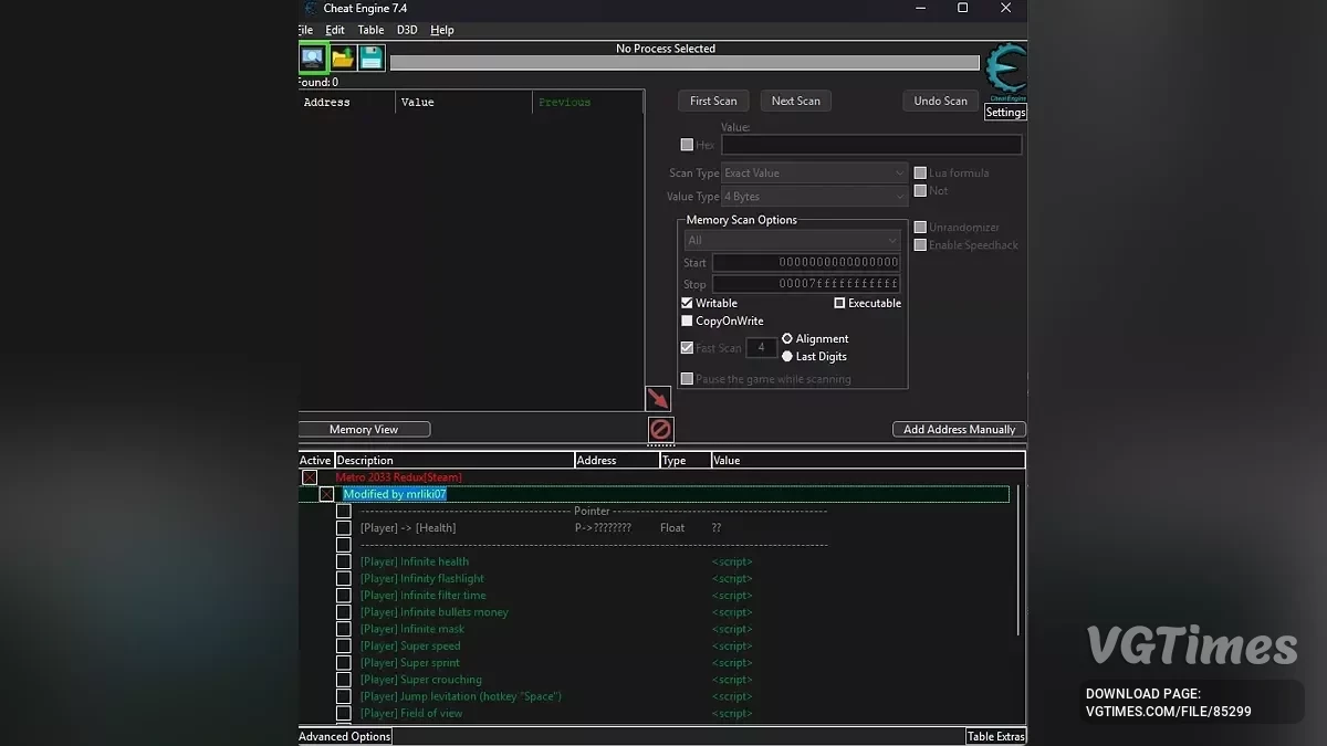 Tabla para Cheat Engine [ACTUALIZACIÓN: 15/07/2025]
