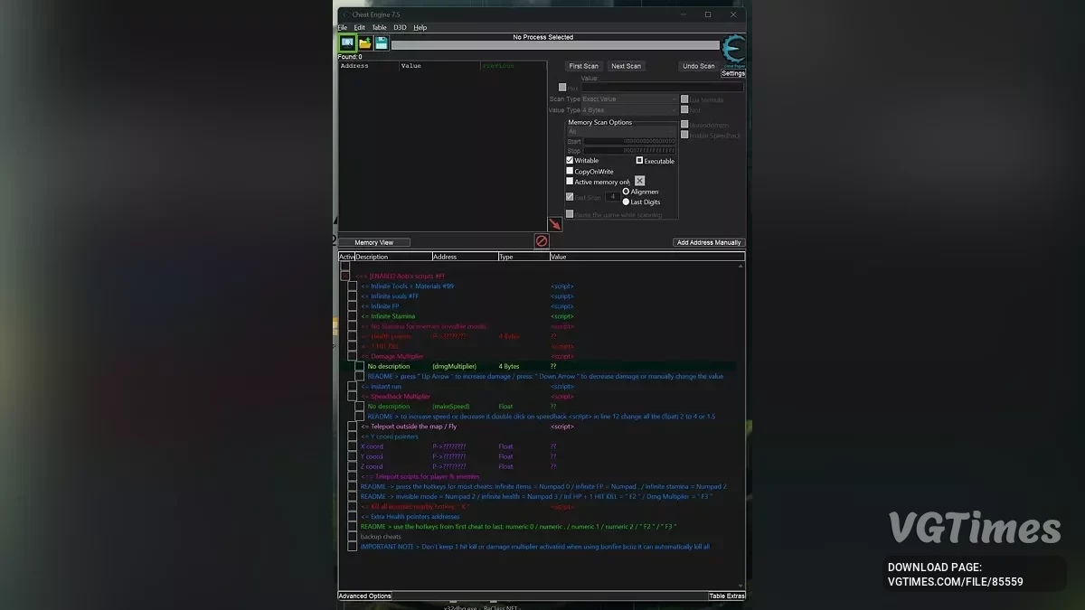 Tabla para Cheat Engine [ACTUALIZACIÓN: 24/07/2025]