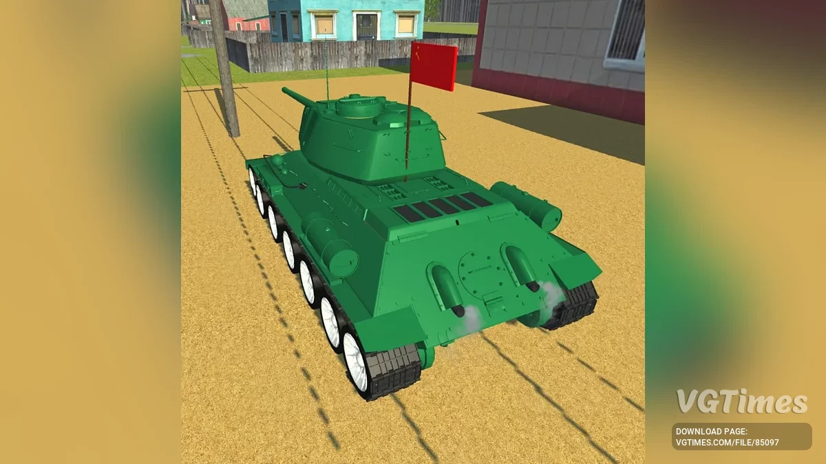 Simple Car Crash Physics Sim — Tank T-34