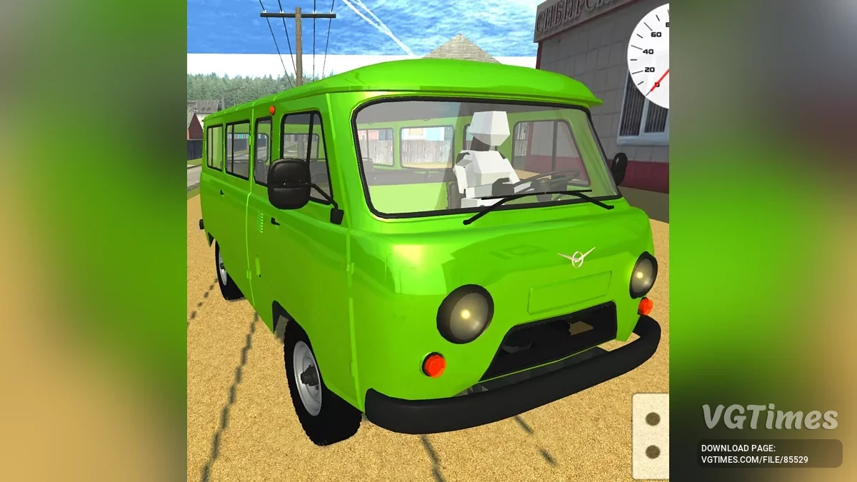 Simple Car Crash Physics Sim — УАЗ Буханка