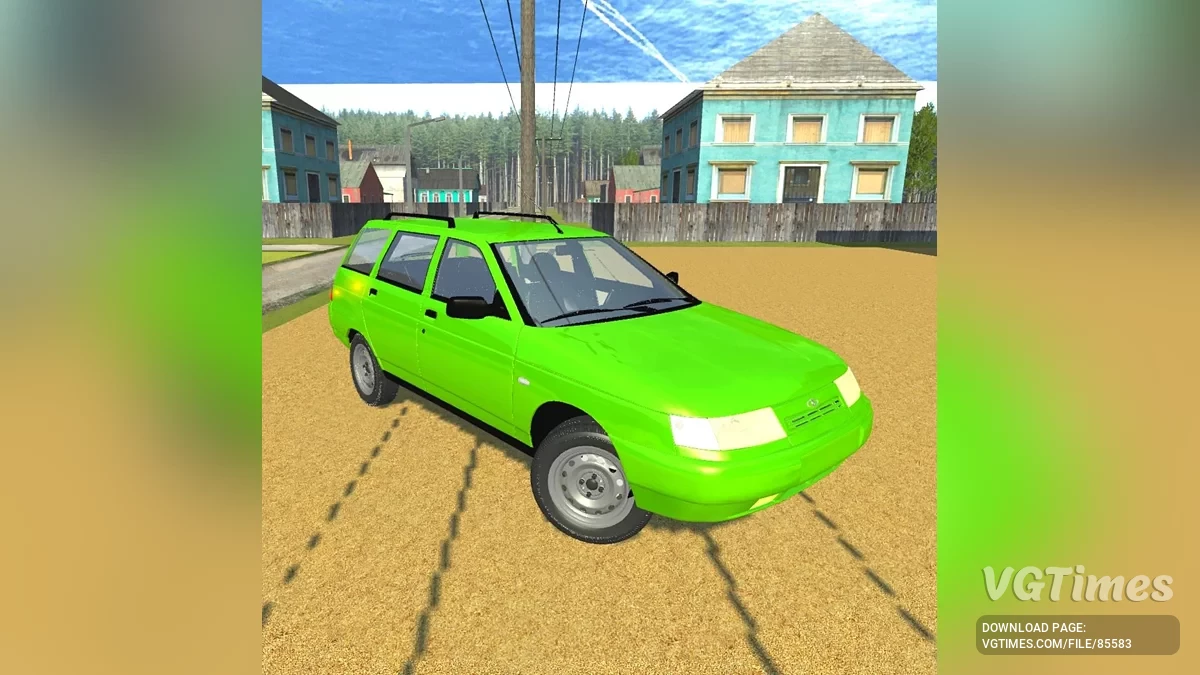 Simple Car Crash Physics Sim — VAZ 2111