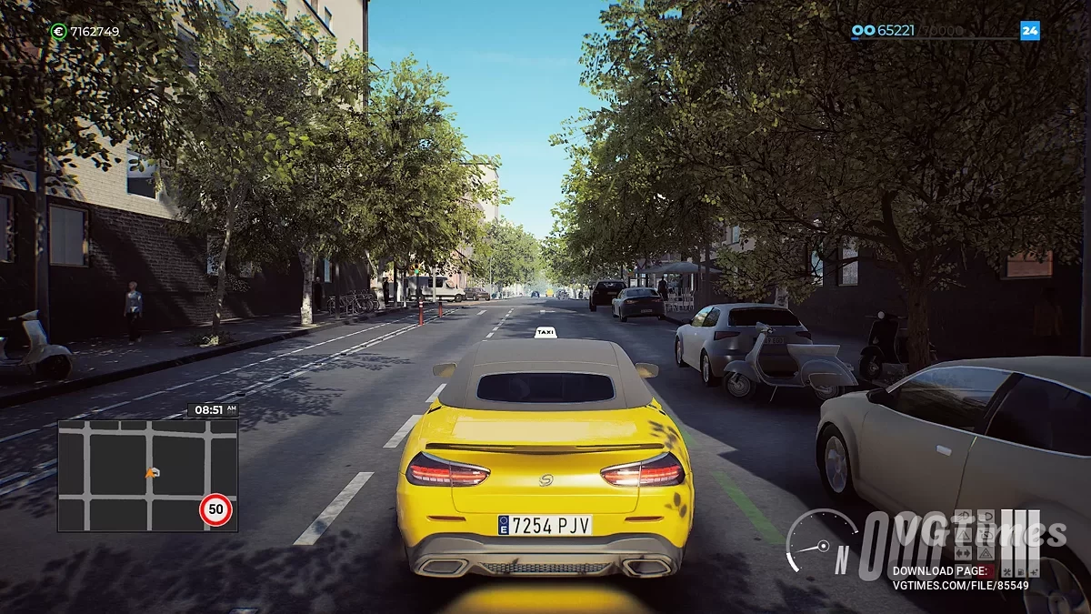 Taxi Life: A City Driving Simulator — Semua mobil di awal permainan [Build 19061149]
