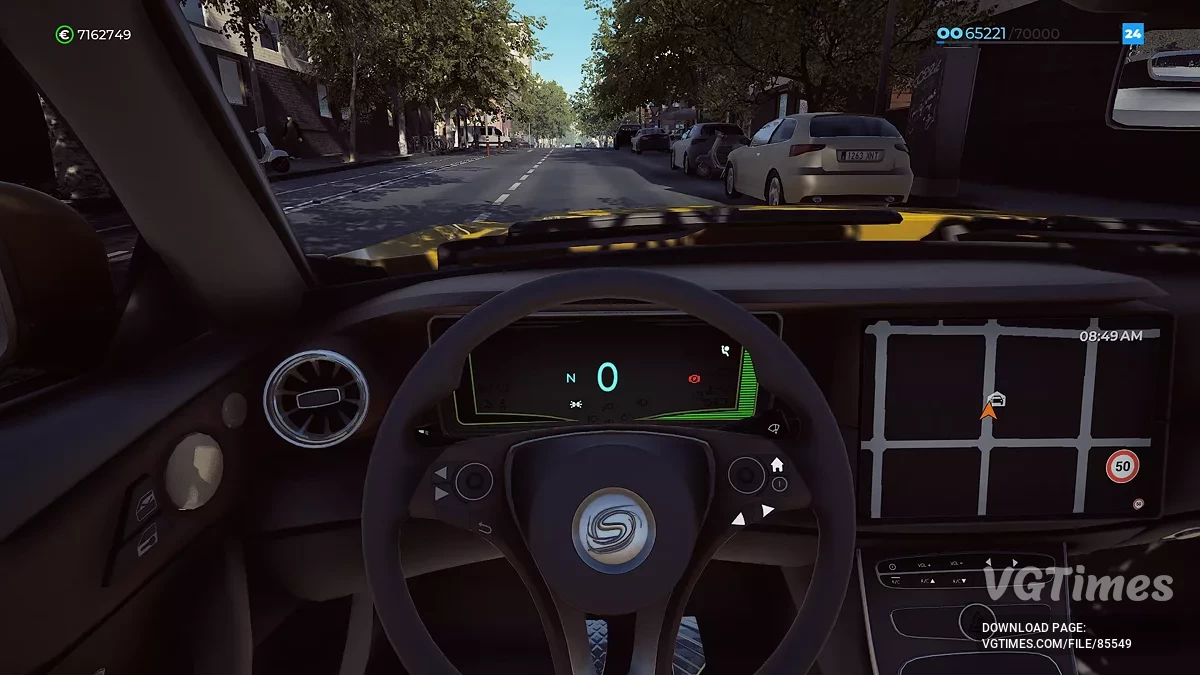 Taxi Life: A City Driving Simulator — Semua mobil di awal permainan [Build 19061149]