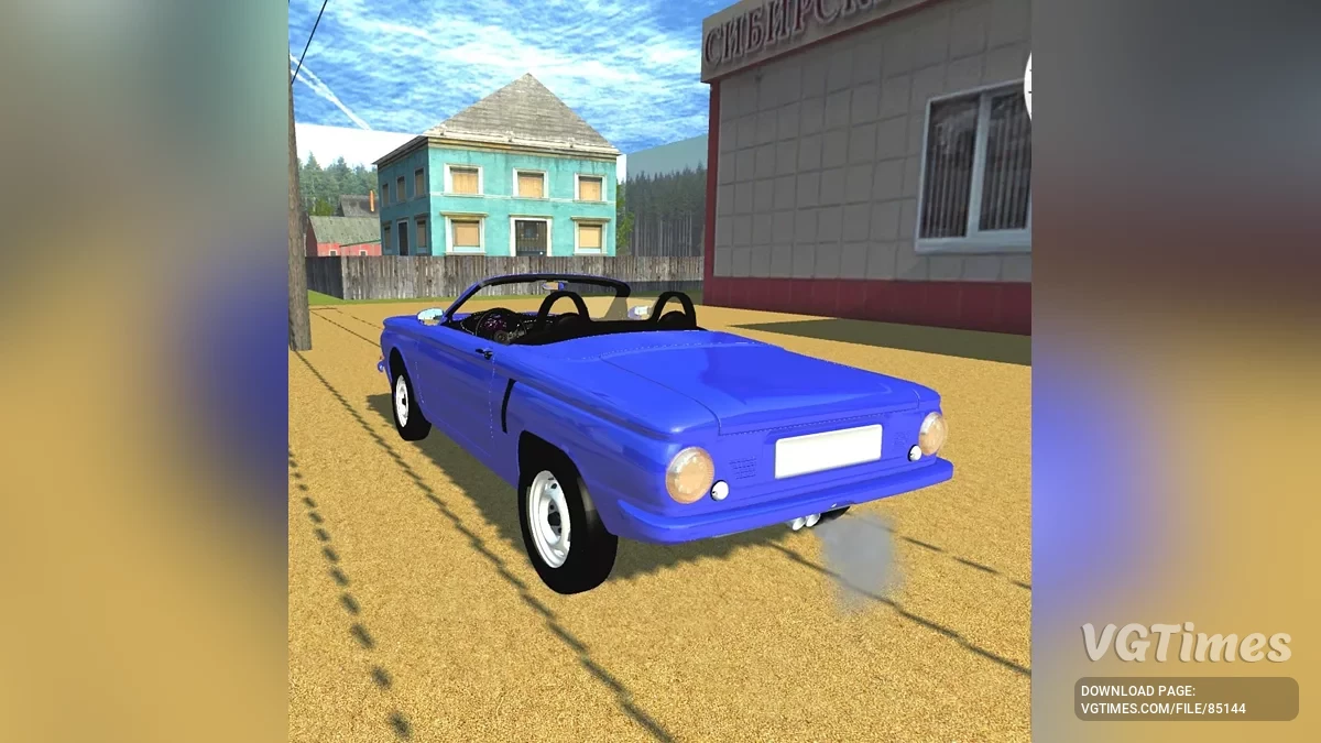 Simple Car Crash Physics Sim — ZAZ 968 cabriolet