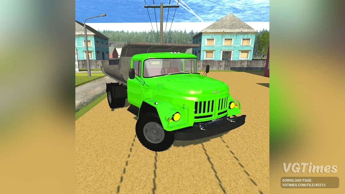 Simple Car Crash Physics Sim — Camión volquete ZIL 131