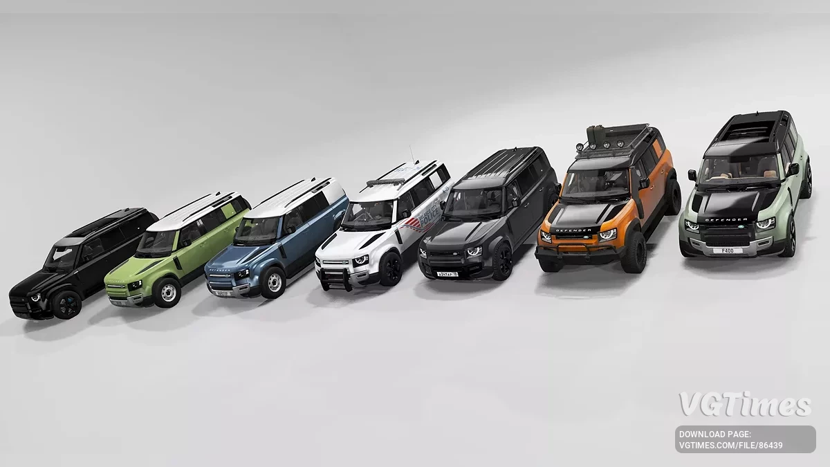 BeamNG.drive — 2020 Land Rover Defender (0.36.x)