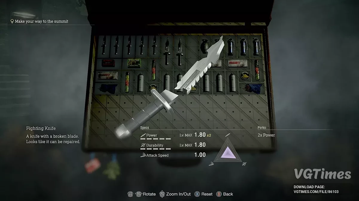 Resident Evil 4 Remake (2023) — Армійський ніж CV