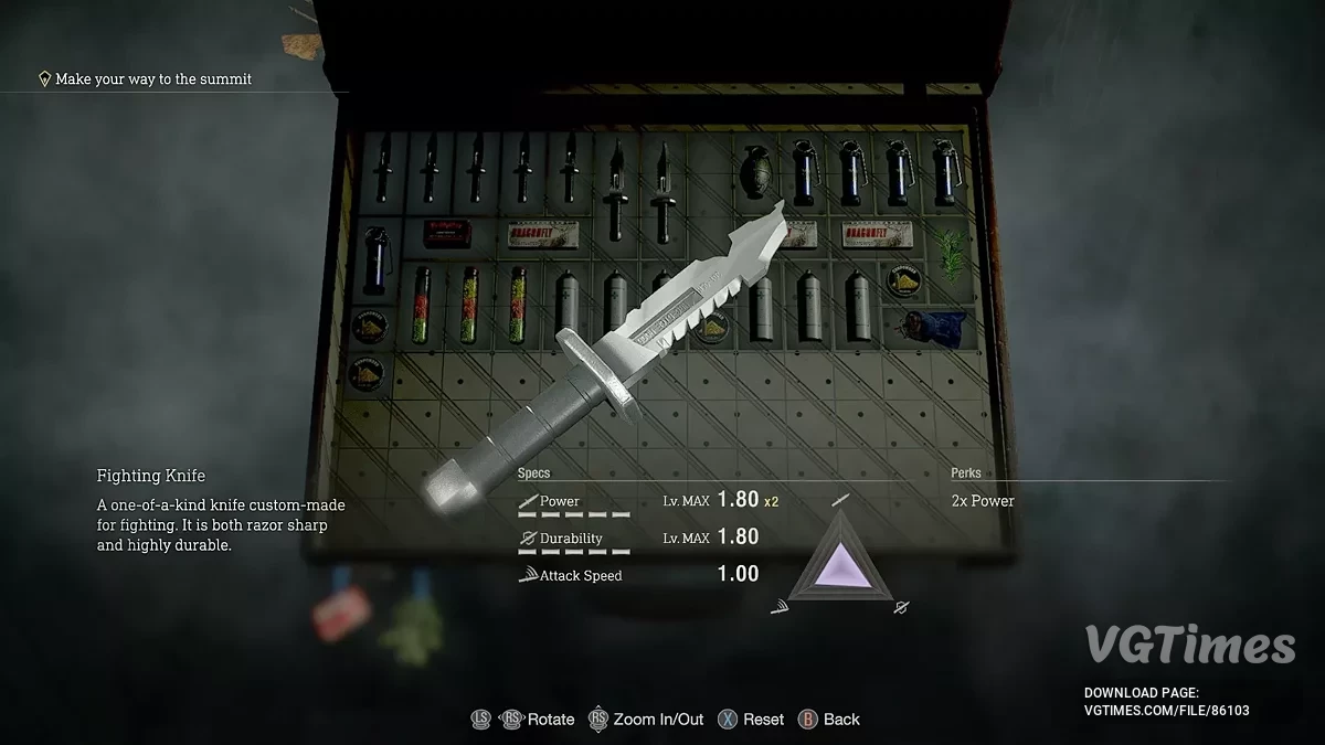 Resident Evil 4 Remake (2023) — Армійський ніж CV