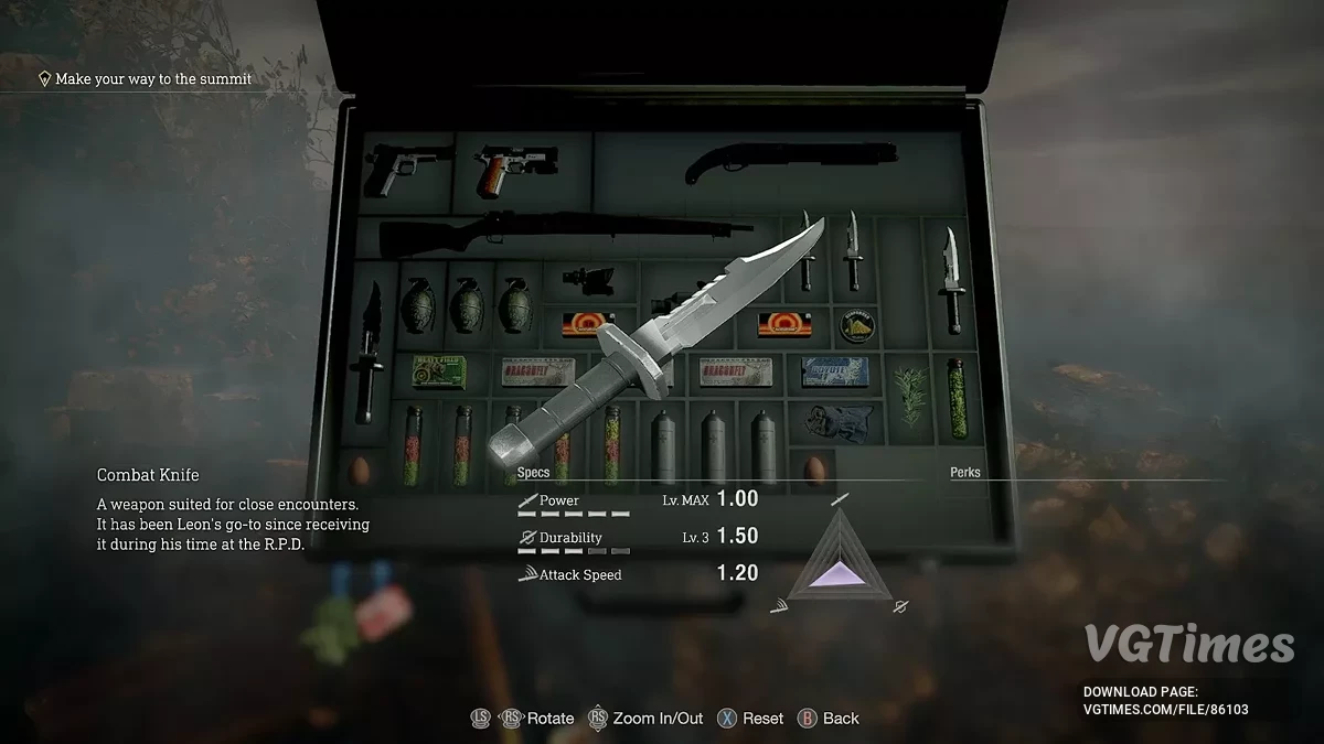 Resident Evil 4 Remake (2023) — Армійський ніж CV