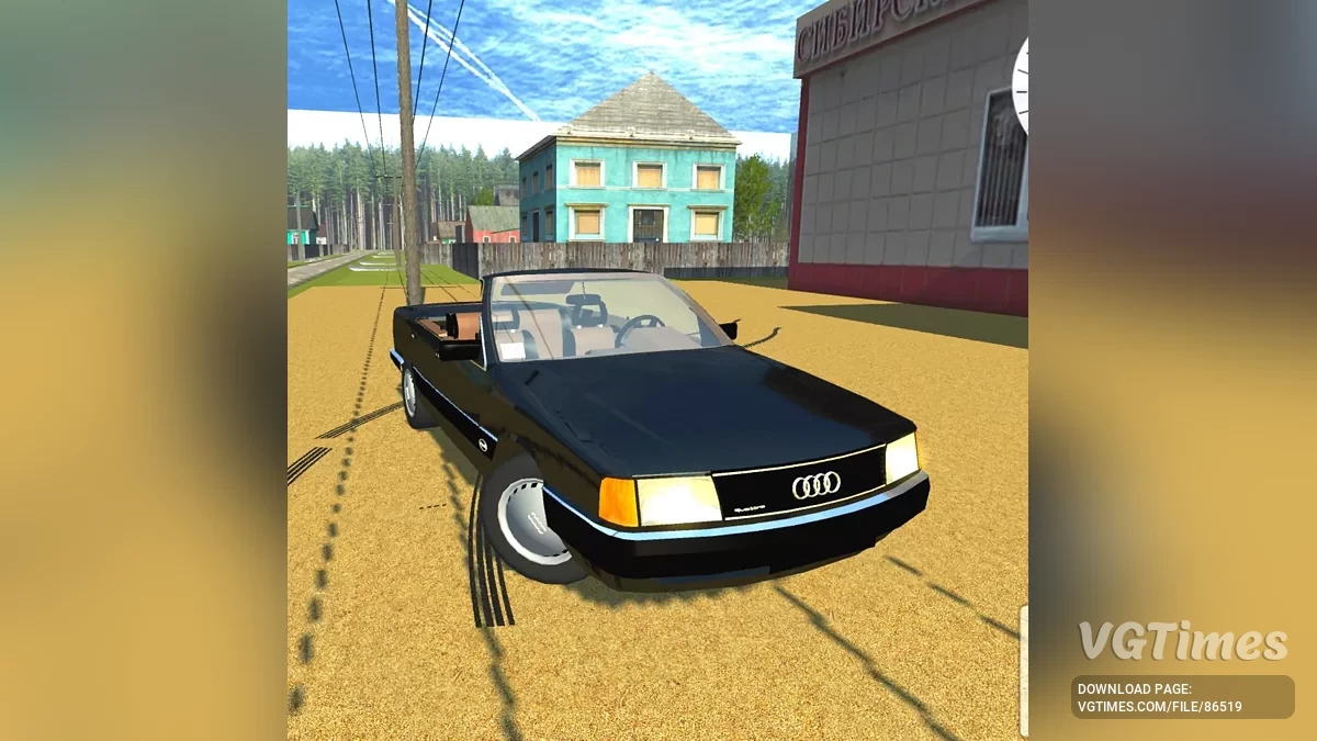 Simple Car Crash Physics Sim — Audi 100 c3 quattro кабріолет