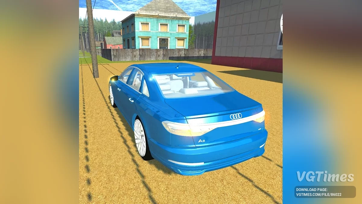 Simple Car Crash Physics Sim — Audi A8