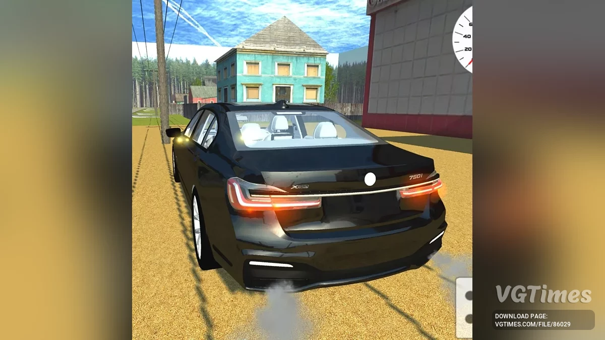 Simple Car Crash Physics Sim — BMW 750i