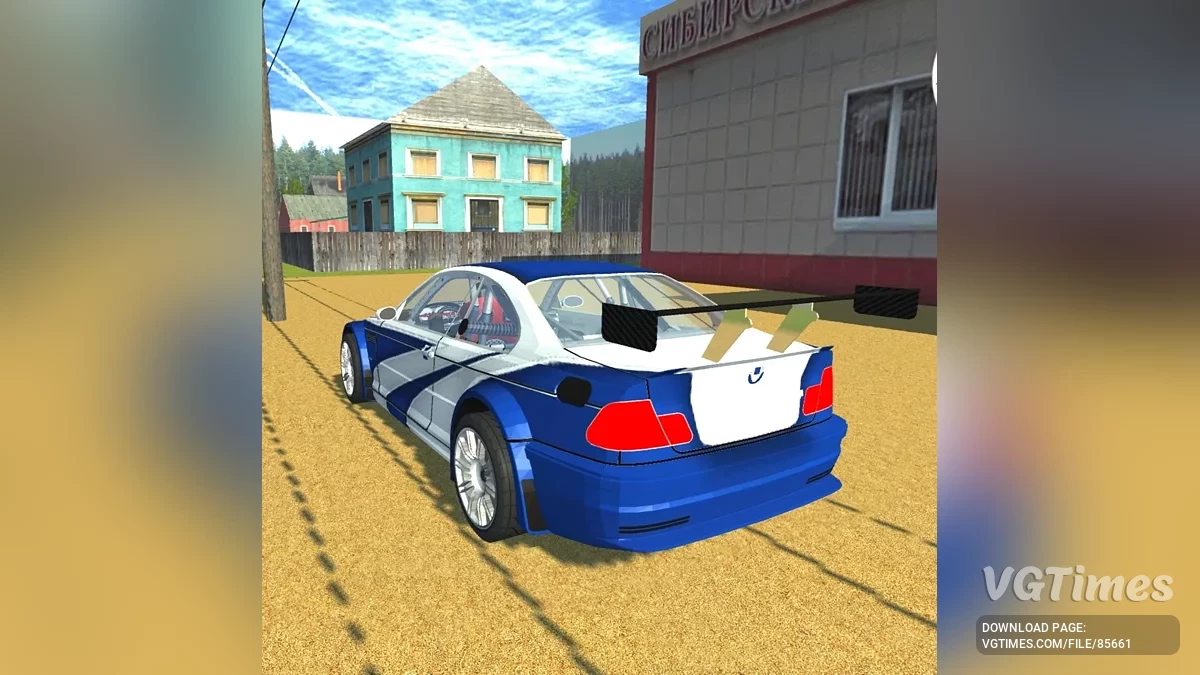 Simple Car Crash Physics Sim — BMW M3 NFS найрозкішніший