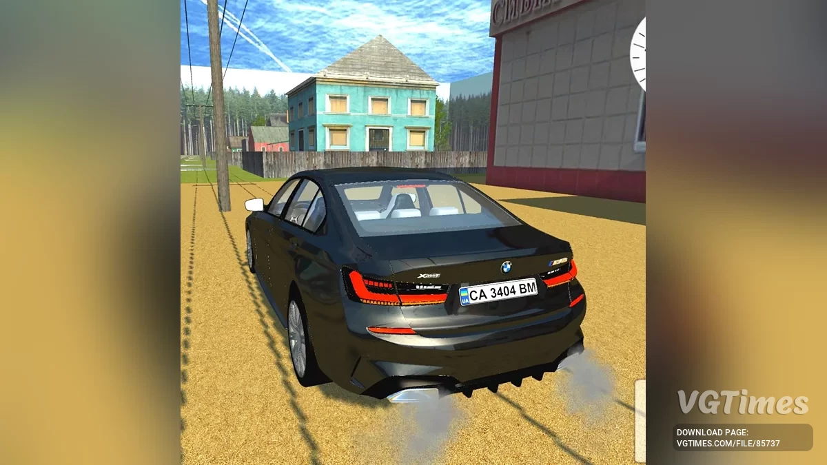 Simple Car Crash Physics Sim — BMW M340i