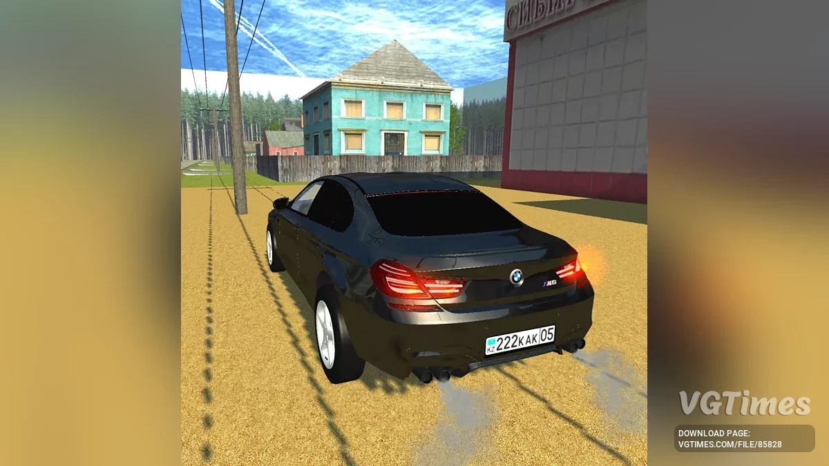 Simple Car Crash Physics Sim — BMW M6 Grand Coupe