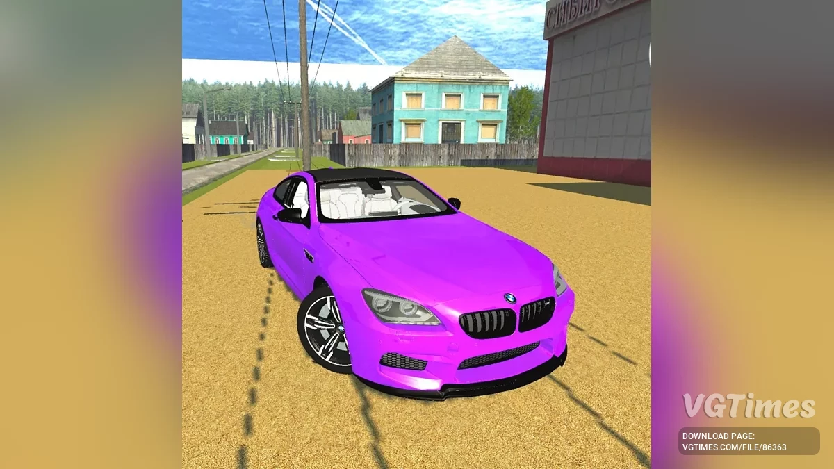 Simple Car Crash Physics Sim — BMW M6 турбо