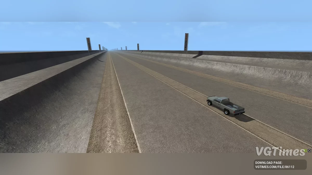 BeamNG.drive — Нескінченне шосе v2.01 (0.36.x)