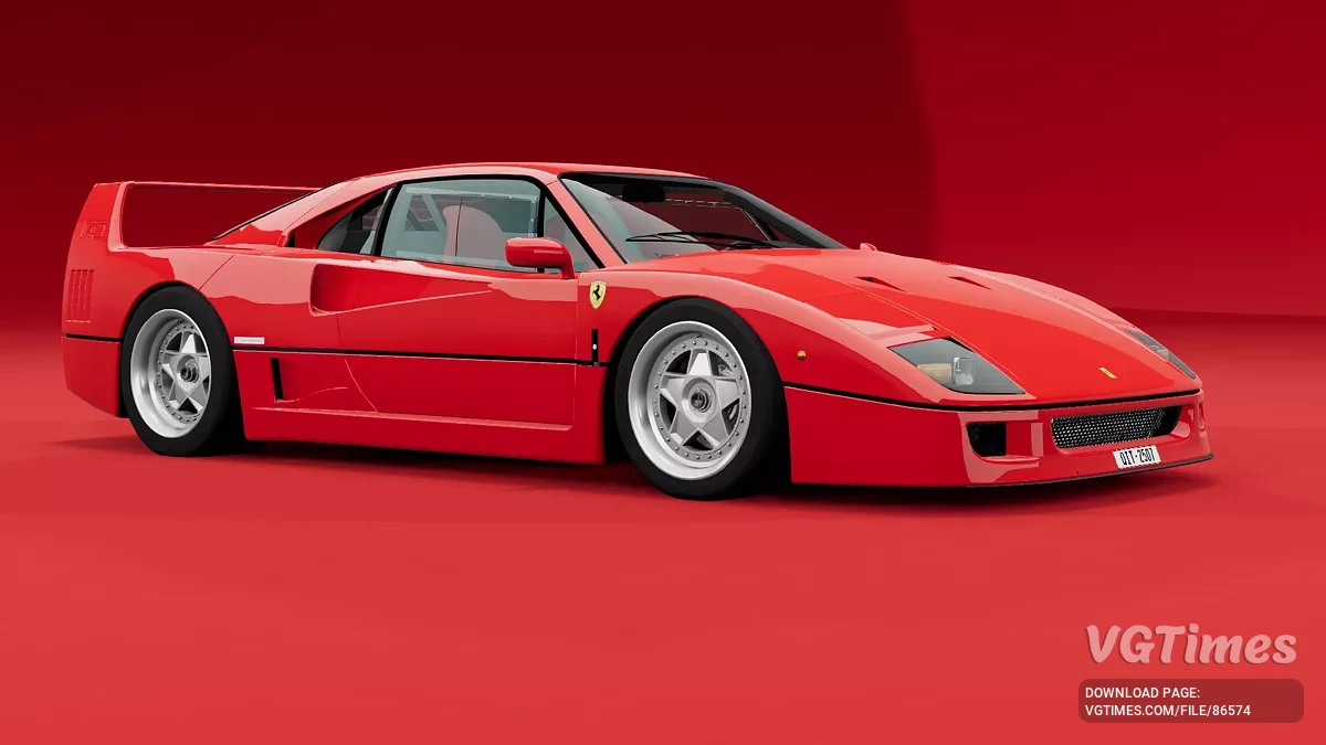 BeamNG.drive — Ferrari F40 (Confused) v1.0 (0.36.x)