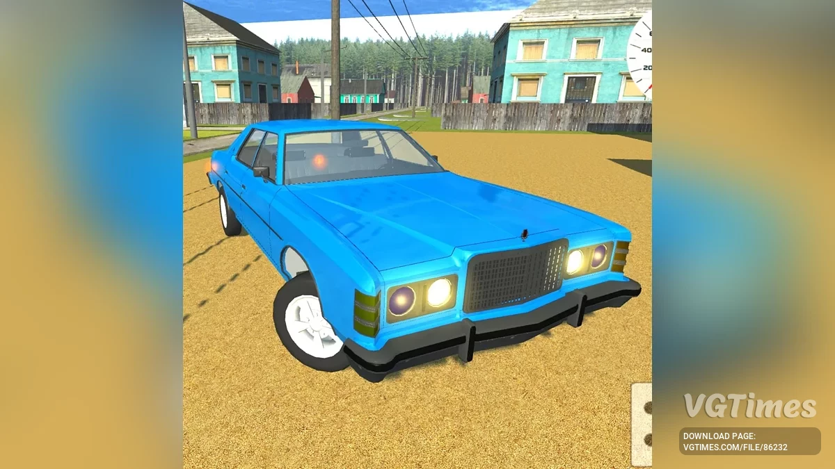 Simple Car Crash Physics Sim — Ford LTD 1975 р