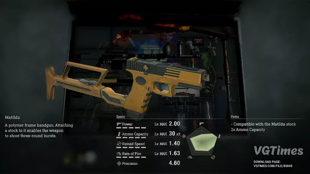 Resident Evil 4 Remake (2023) — Glock 18 Kustom