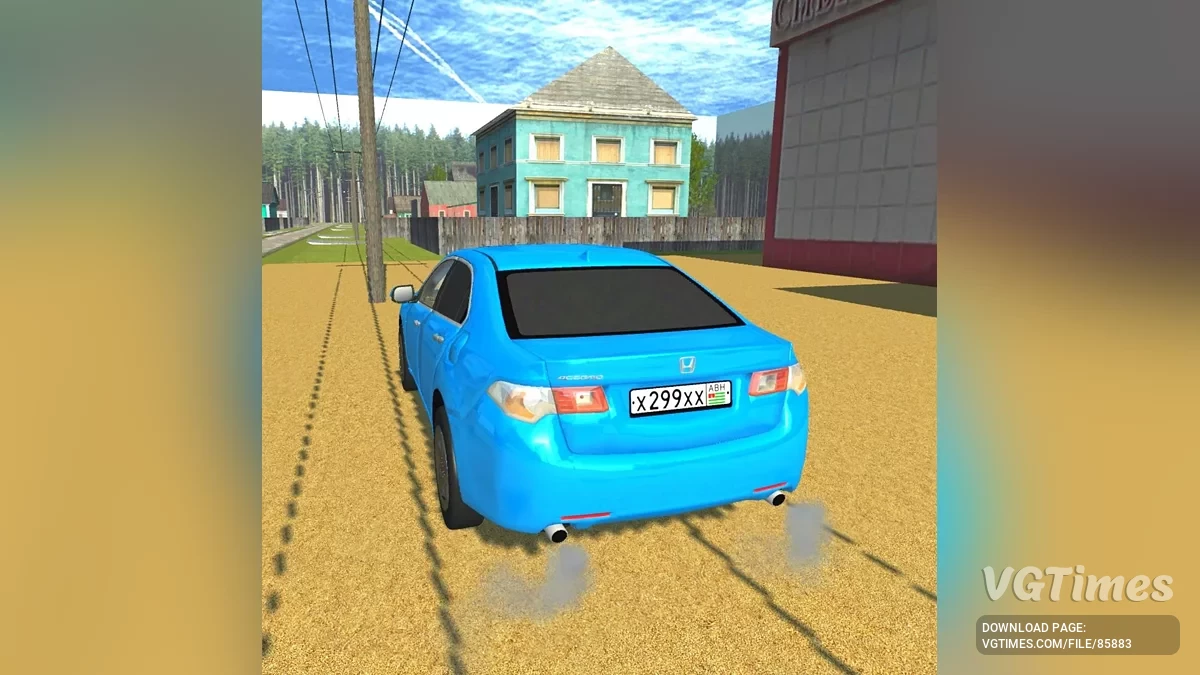 Simple Car Crash Physics Sim — Хонда Аккорд 2008